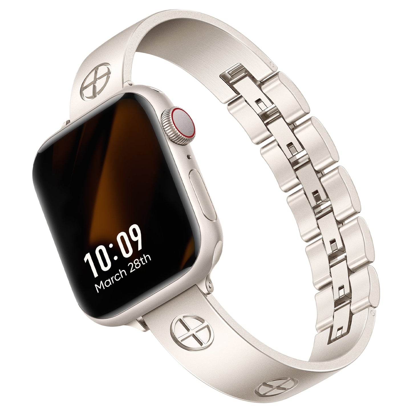 Bracelet Montaigne – Motifs Gravés pour Apple Watch