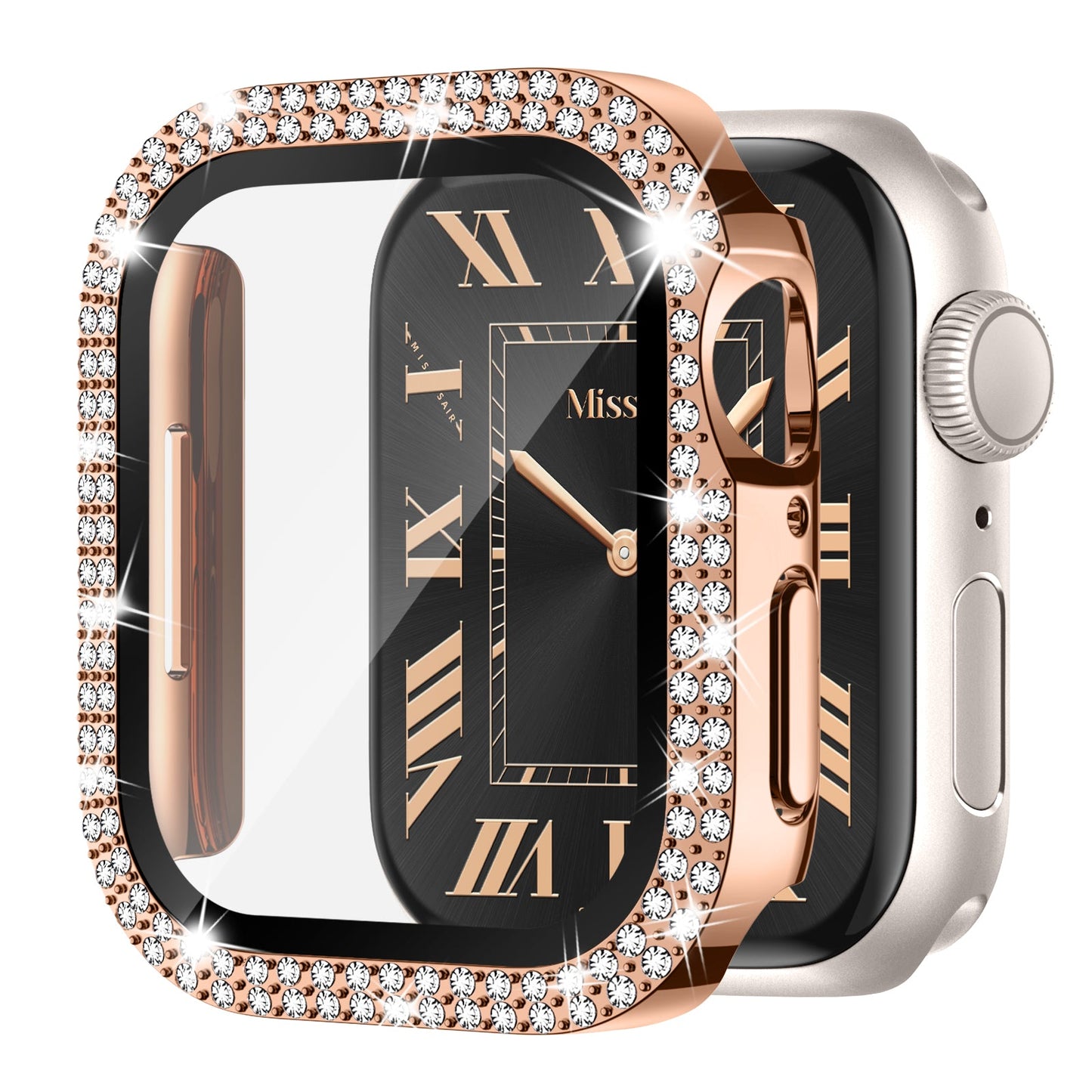 Écrin Diamant – Coque de Protection pour Apple Watch