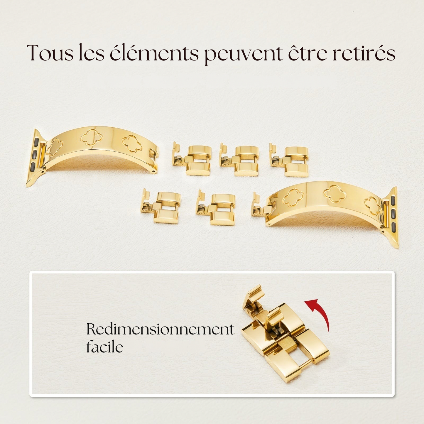 Bracelet Triomphe – Édition Clover pour Apple Watch