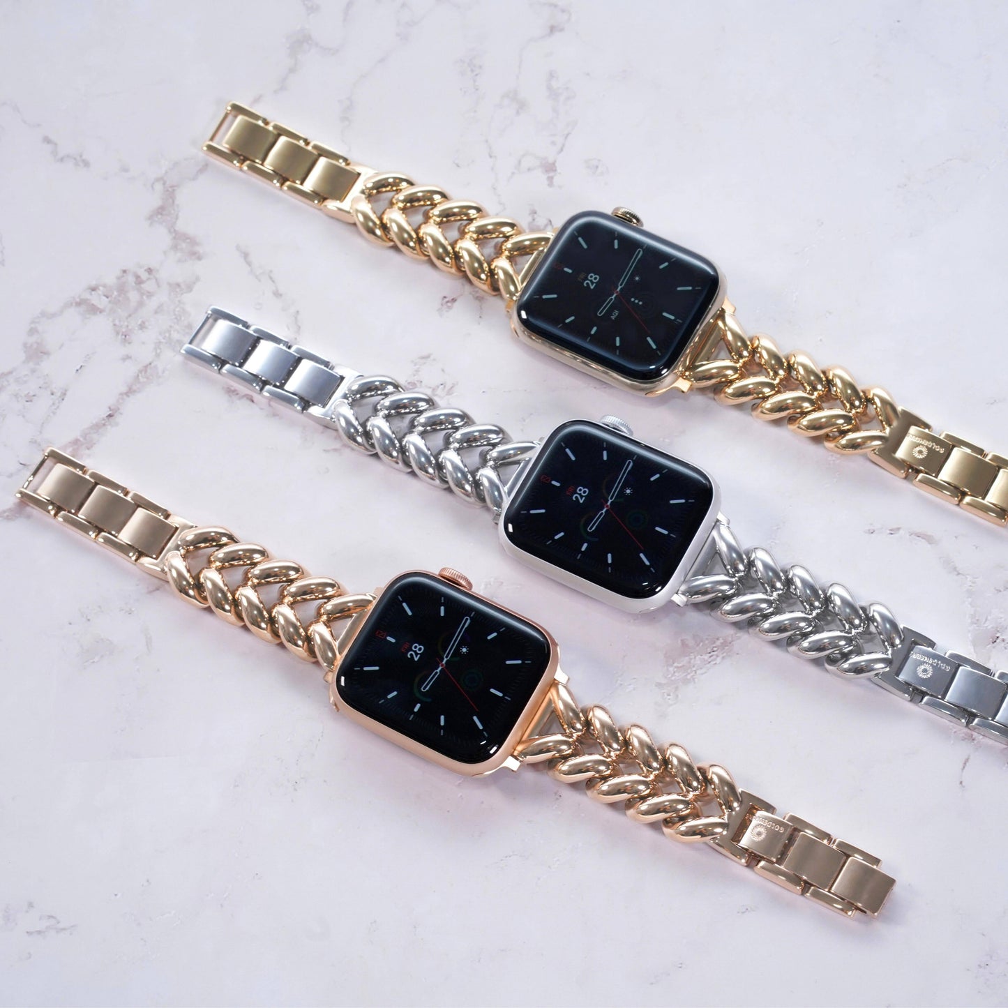 Bracelet Vendôme – Acier Inoxydable pour Apple Watch