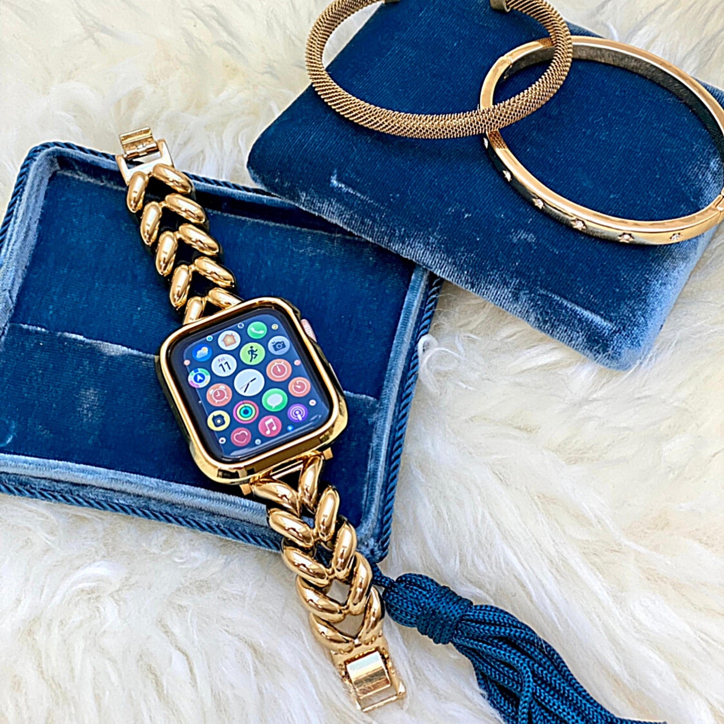 Bracelet Vendôme – Acier Inoxydable pour Apple Watch