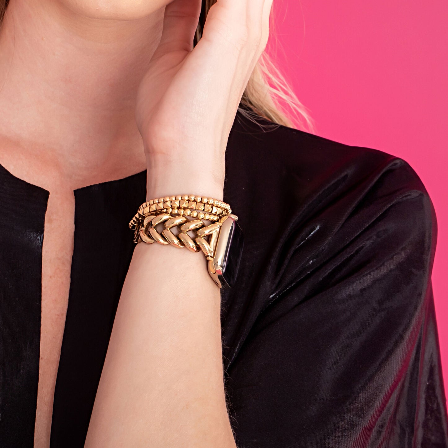 Bracelet Vendôme – Acier Inoxydable pour Apple Watch
