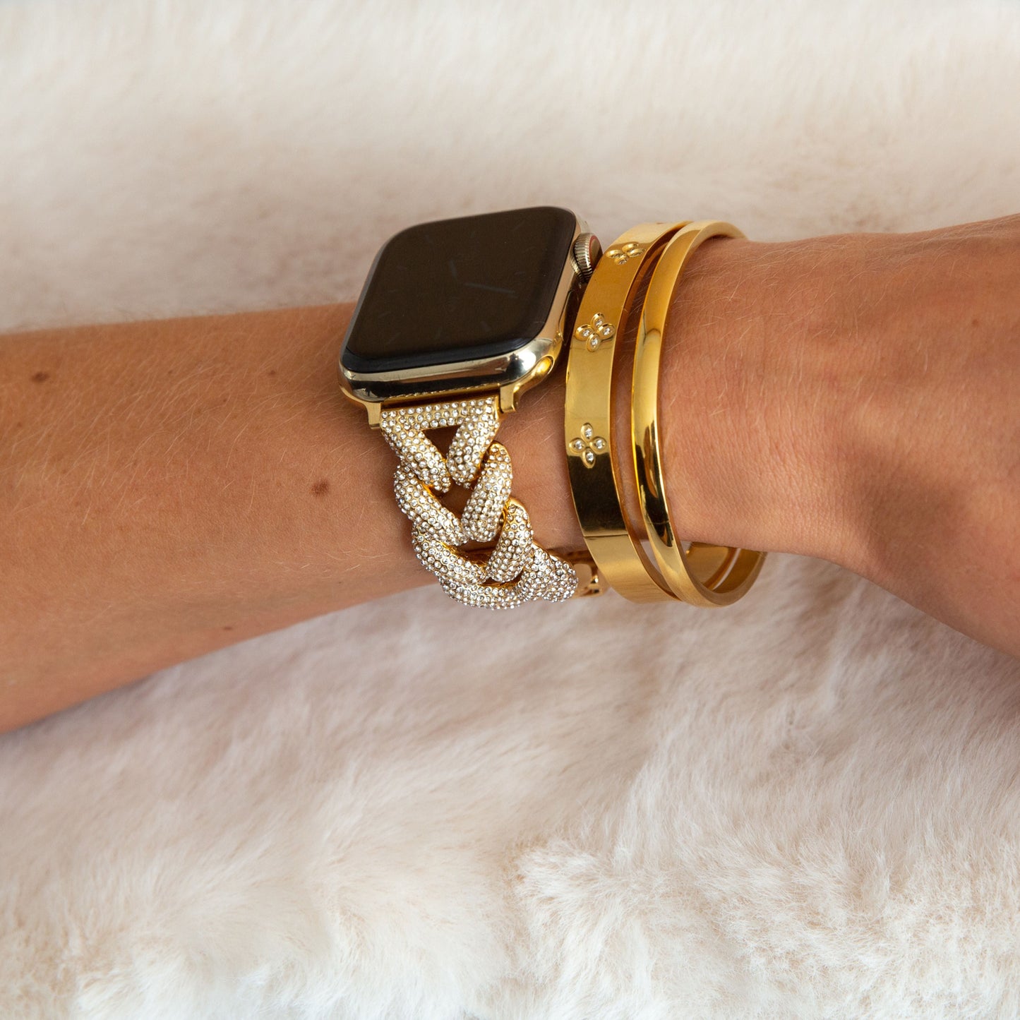 Bracelet Versailles – Cristaux Étincelants pour Apple Watch