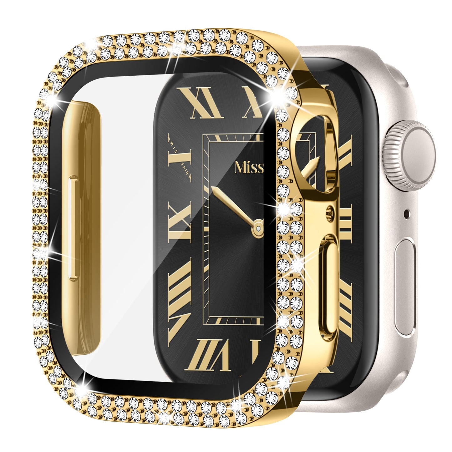 Écrin Diamant – Coque de Protection pour Apple Watch