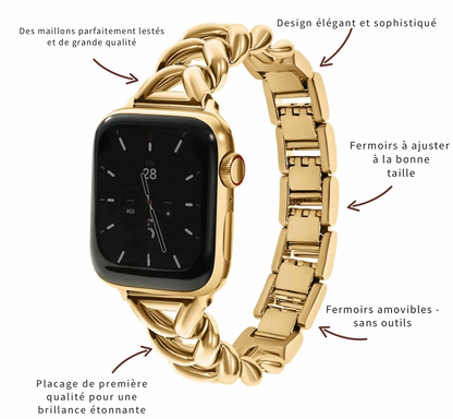 Bracelet Vendôme – Acier Inoxydable pour Apple Watch
