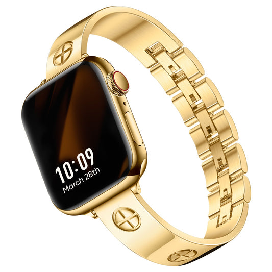 Bracelet Montaigne – Motifs Gravés pour Apple Watch