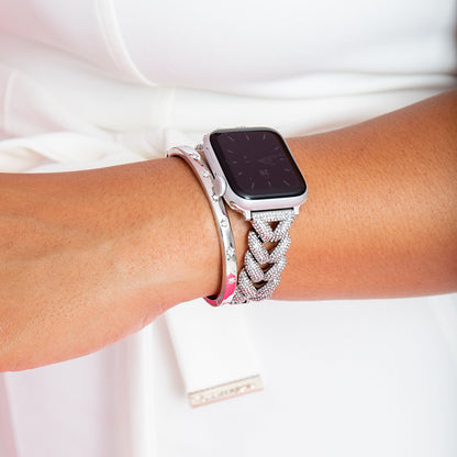 Bracelet Versailles – Cristaux Étincelants pour Apple Watch